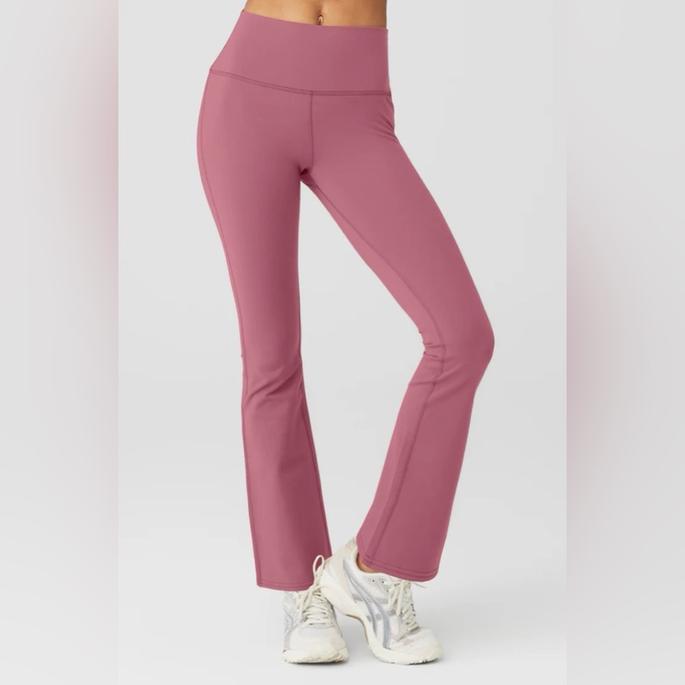 ALO Airbrush High Waist 7/8 Bootcut leggings